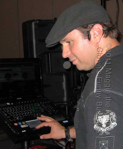 Arron DJ mixing