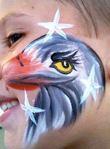 4th of July facepaint