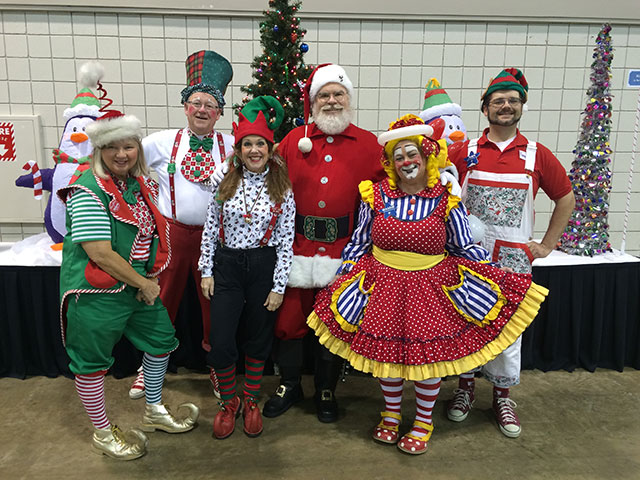 DFW Funny Business at Arlington Police Association's Toy Drive for Christmas