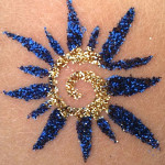 Glitter tattoo