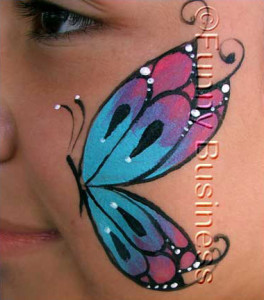 Butterfly cheek