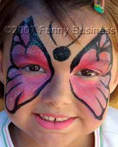 butterfly eyes Facepaint