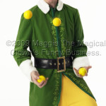 elf david juggling balls