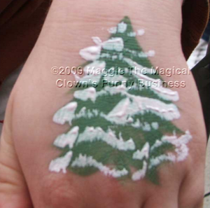 christmas tree hand