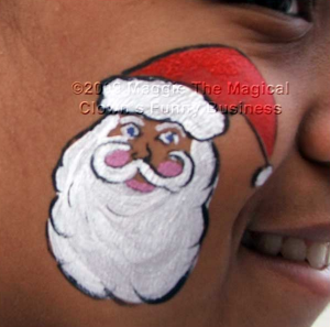 santa cheek