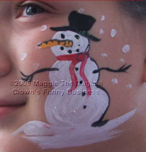 cheek snowman