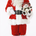 santa mark teddy bear