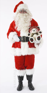 santa mark teddy bear