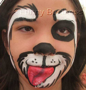 dog face paint