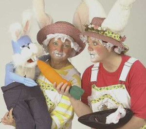 Easter Clown Bunnies