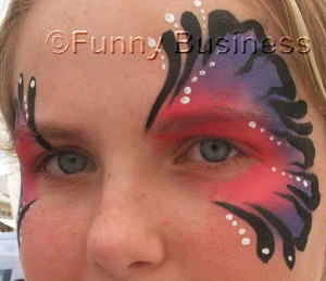 eye art facepaint