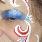 facepint patriotic eye