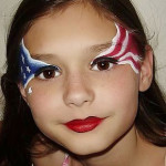 spangled eyes facepaint