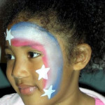 facepaint stars rainbow