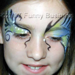 Butterfly eyes facepaint