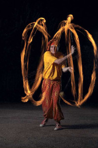 fire juggling