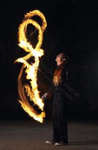 juggling flames