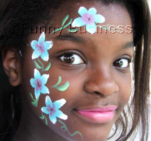 butterfly face facepaint