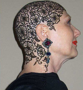 henna head