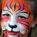 tiger girl Facepaint