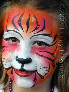 tiger girl Facepaint