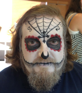 skull man on man