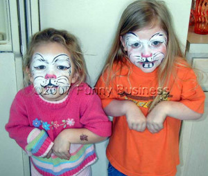 two cats Facepaint