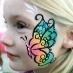 Example of face paint design by Shelley!